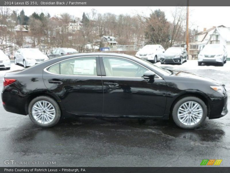 Obsidian Black / Parchment 2014 Lexus ES 350
