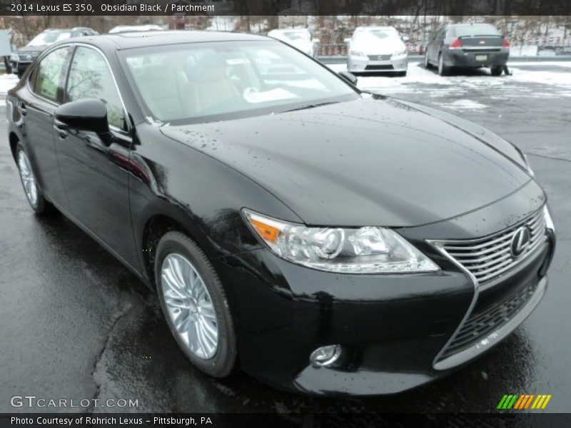 Obsidian Black / Parchment 2014 Lexus ES 350
