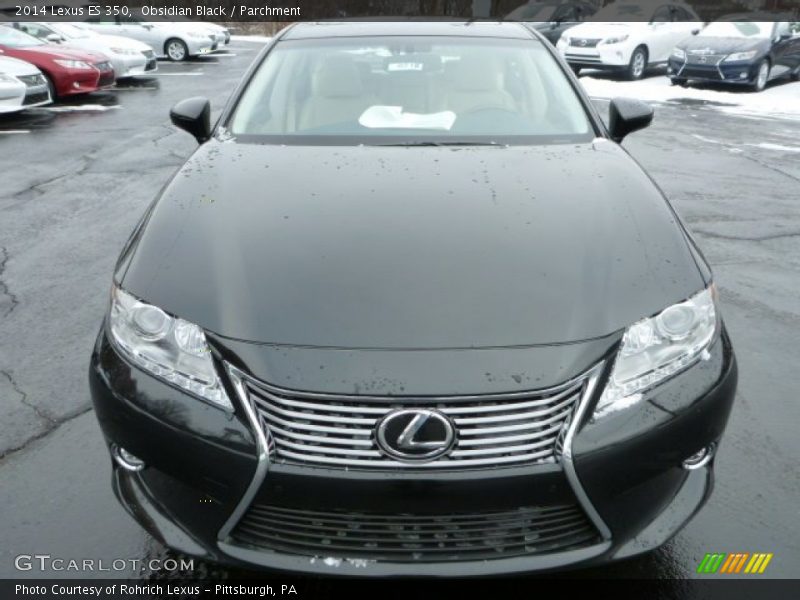 Obsidian Black / Parchment 2014 Lexus ES 350
