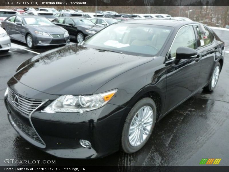 Obsidian Black / Parchment 2014 Lexus ES 350