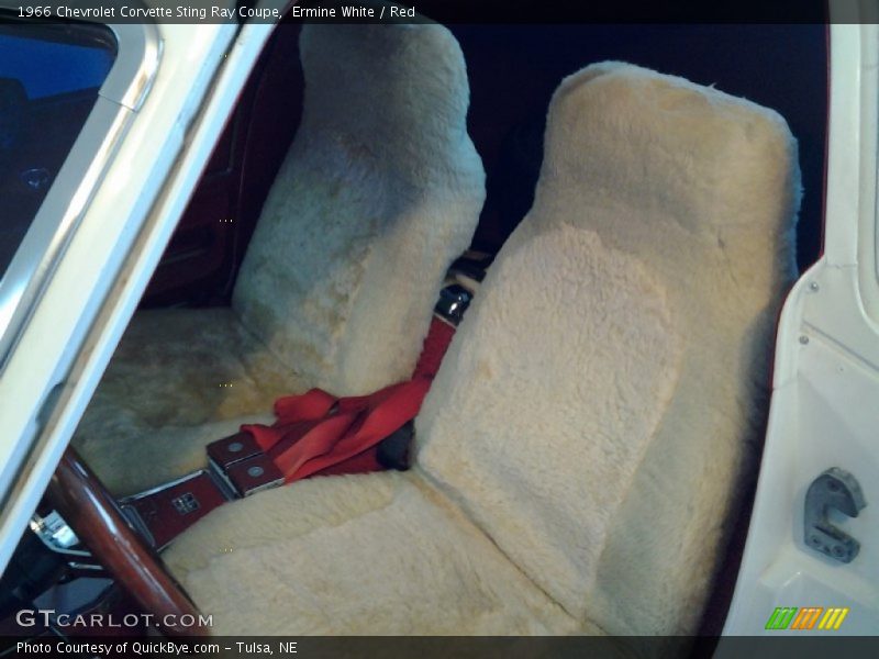Ermine White / Red 1966 Chevrolet Corvette Sting Ray Coupe