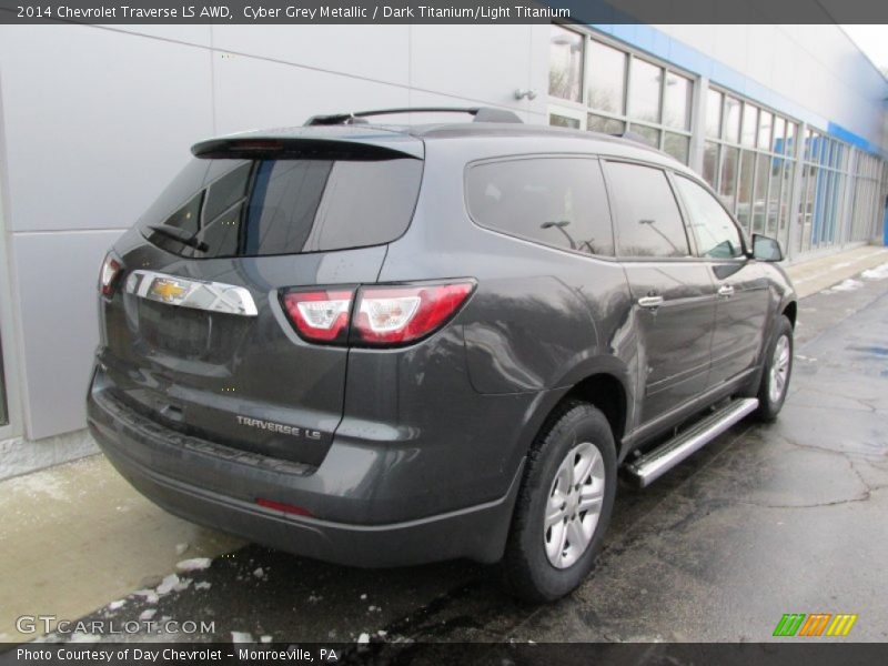 Cyber Grey Metallic / Dark Titanium/Light Titanium 2014 Chevrolet Traverse LS AWD