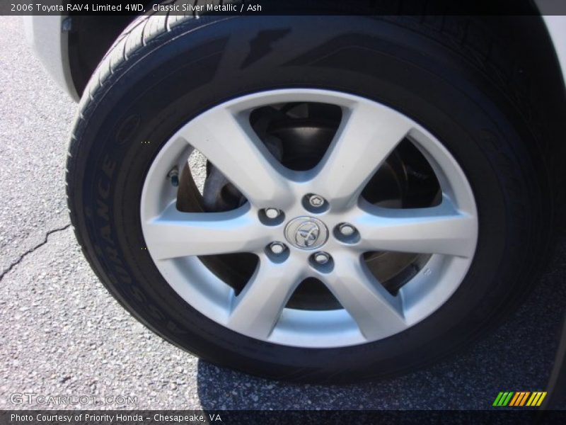 Classic Silver Metallic / Ash 2006 Toyota RAV4 Limited 4WD