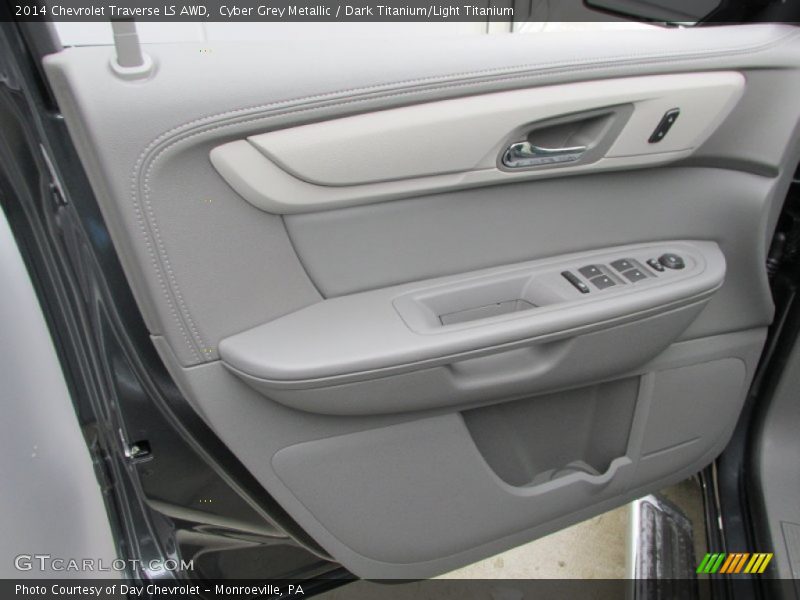 Cyber Grey Metallic / Dark Titanium/Light Titanium 2014 Chevrolet Traverse LS AWD