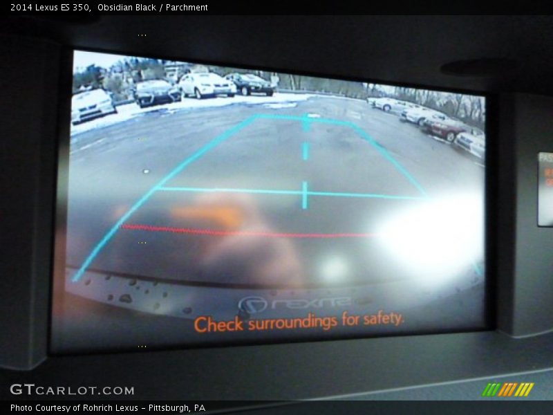 Obsidian Black / Parchment 2014 Lexus ES 350