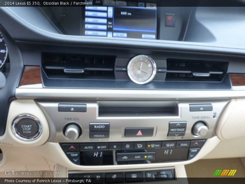 Obsidian Black / Parchment 2014 Lexus ES 350