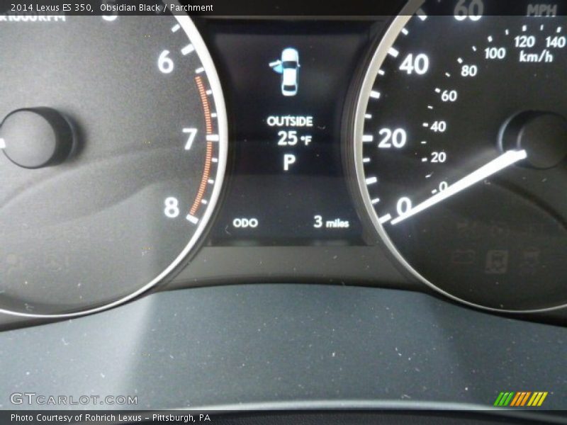 Obsidian Black / Parchment 2014 Lexus ES 350