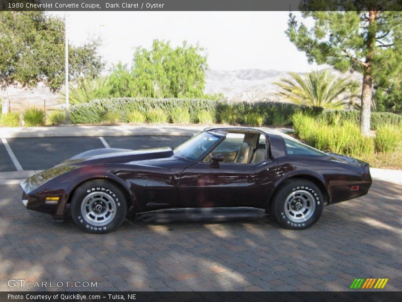  1980 Corvette Coupe Dark Claret