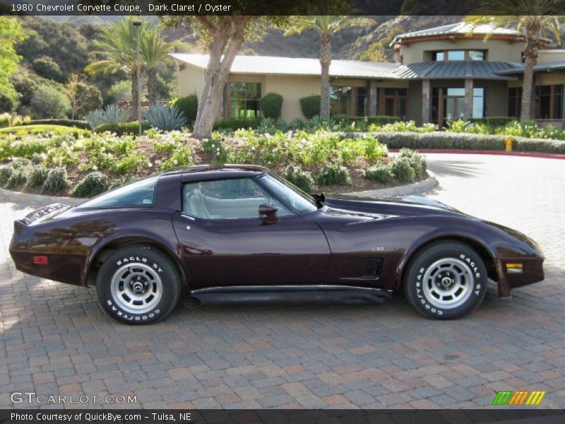  1980 Corvette Coupe Dark Claret