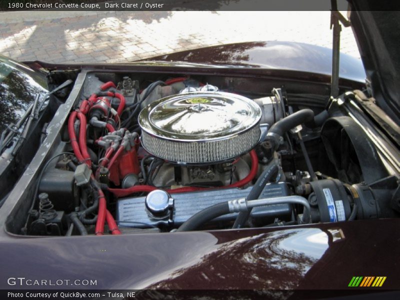 Dark Claret / Oyster 1980 Chevrolet Corvette Coupe