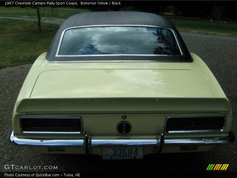 Butternut Yellow / Black 1967 Chevrolet Camaro Rally Sport Coupe