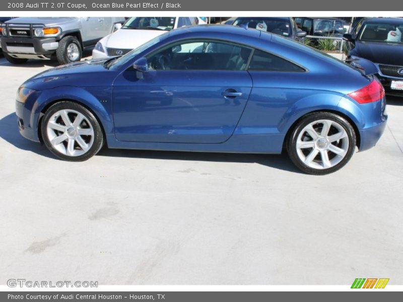Ocean Blue Pearl Effect / Black 2008 Audi TT 2.0T Coupe
