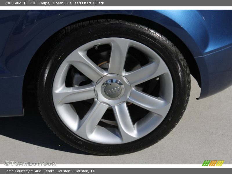Ocean Blue Pearl Effect / Black 2008 Audi TT 2.0T Coupe