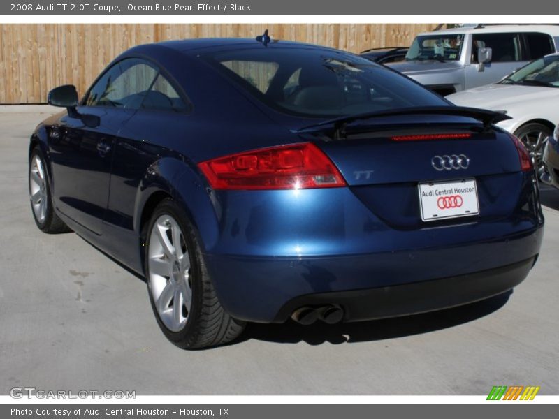 Ocean Blue Pearl Effect / Black 2008 Audi TT 2.0T Coupe