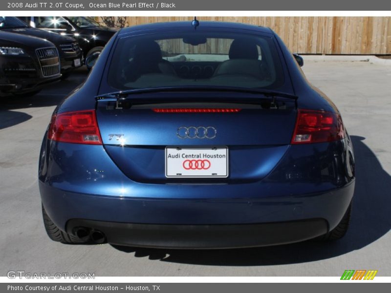 Ocean Blue Pearl Effect / Black 2008 Audi TT 2.0T Coupe