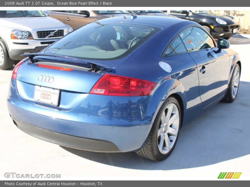 Ocean Blue Pearl Effect / Black 2008 Audi TT 2.0T Coupe