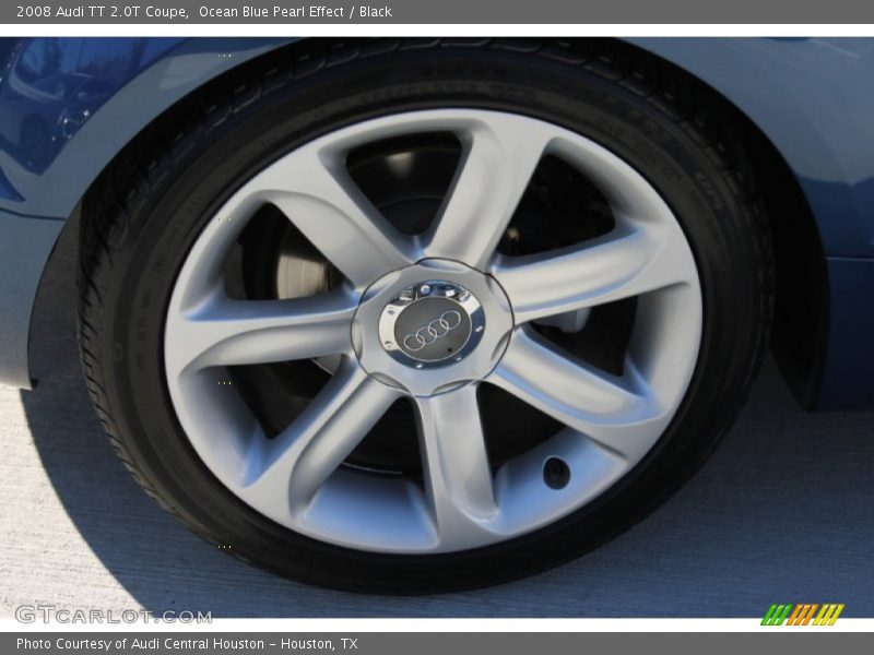 Ocean Blue Pearl Effect / Black 2008 Audi TT 2.0T Coupe