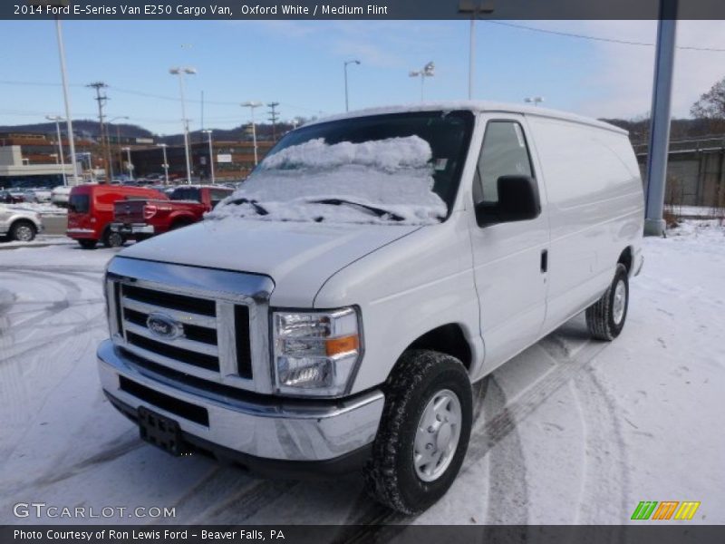 Oxford White / Medium Flint 2014 Ford E-Series Van E250 Cargo Van