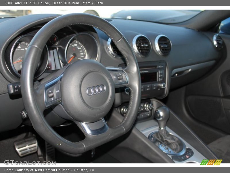 Ocean Blue Pearl Effect / Black 2008 Audi TT 2.0T Coupe