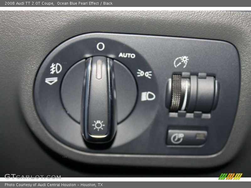 Ocean Blue Pearl Effect / Black 2008 Audi TT 2.0T Coupe