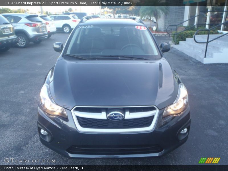 Dark Gray Metallic / Black 2014 Subaru Impreza 2.0i Sport Premium 5 Door