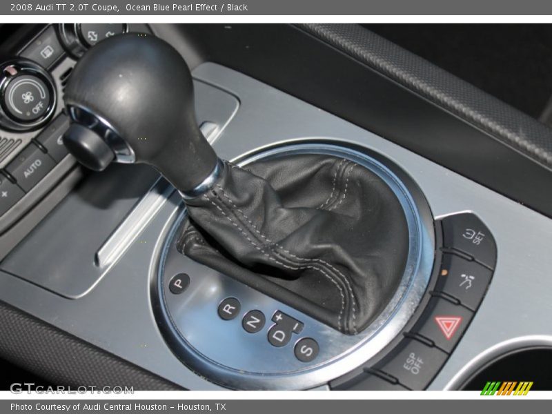 Ocean Blue Pearl Effect / Black 2008 Audi TT 2.0T Coupe