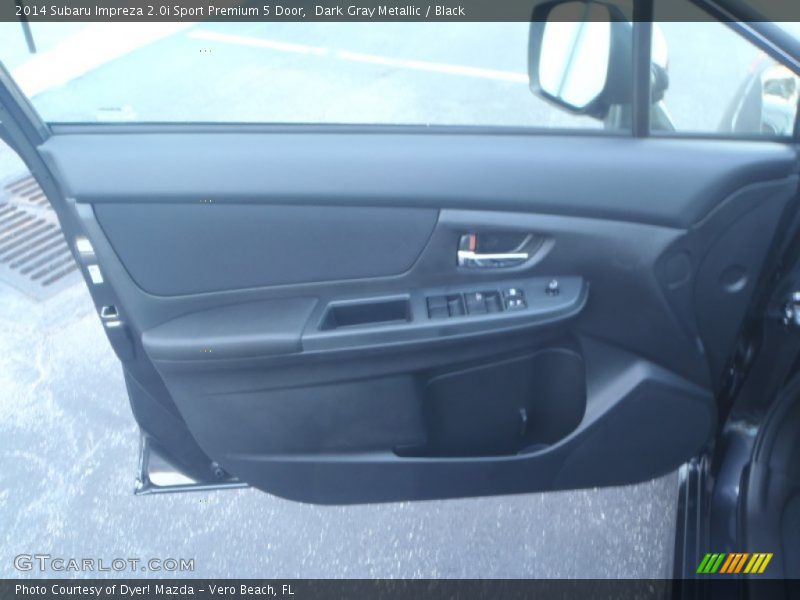 Dark Gray Metallic / Black 2014 Subaru Impreza 2.0i Sport Premium 5 Door