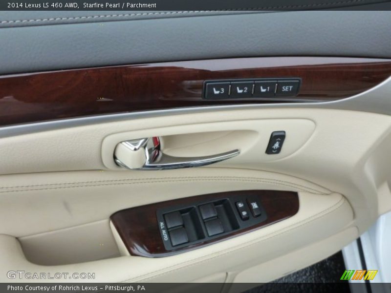 Starfire Pearl / Parchment 2014 Lexus LS 460 AWD