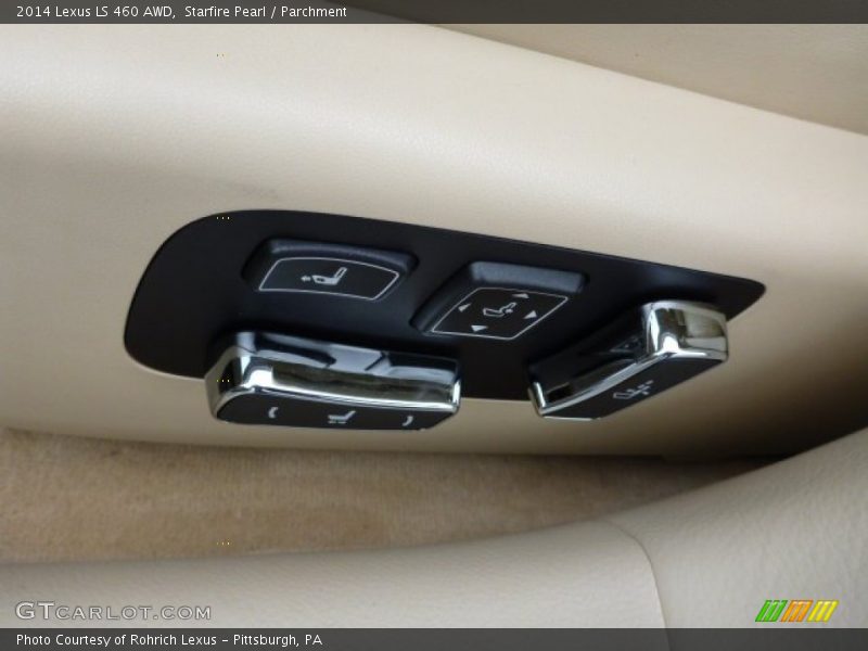 Starfire Pearl / Parchment 2014 Lexus LS 460 AWD