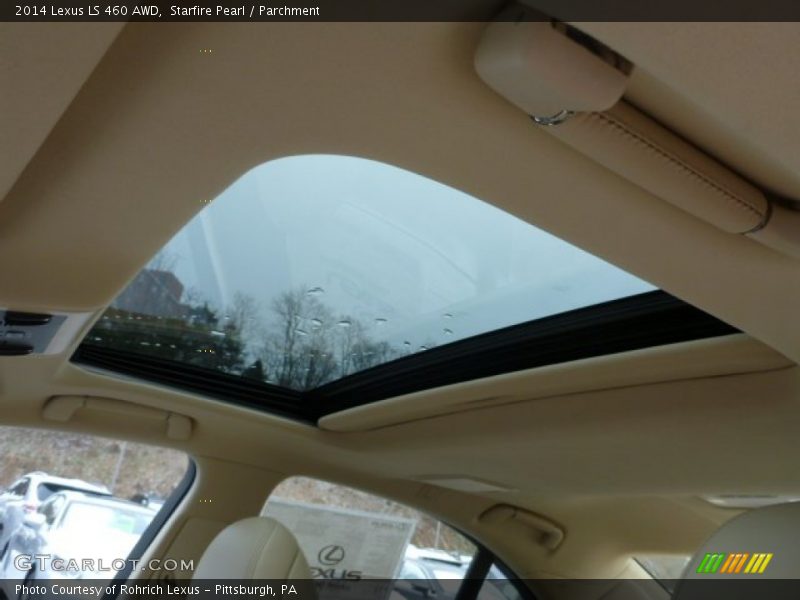 Sunroof of 2014 LS 460 AWD