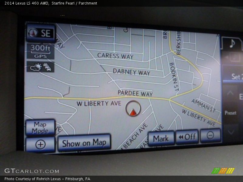 Navigation of 2014 LS 460 AWD