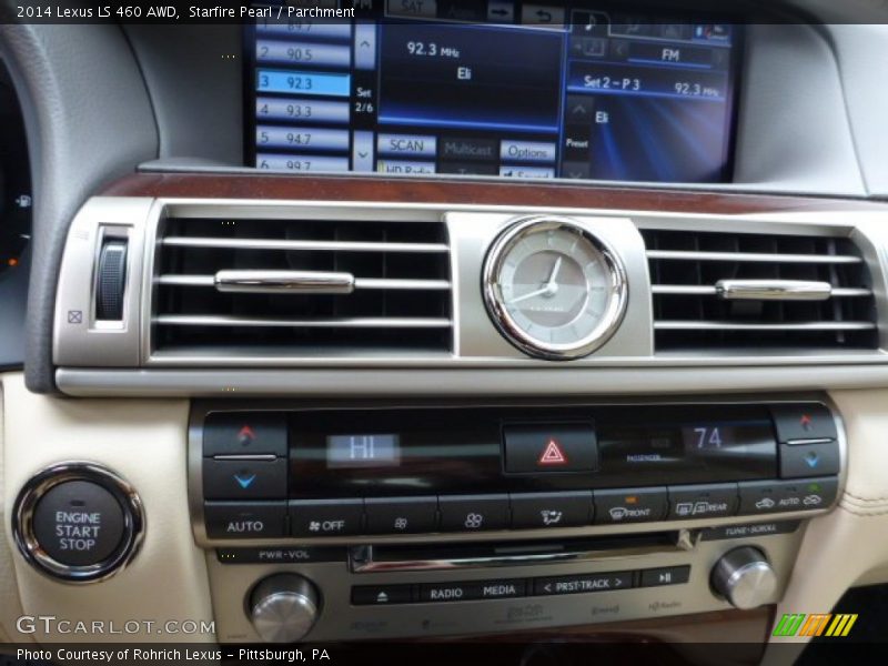 Controls of 2014 LS 460 AWD