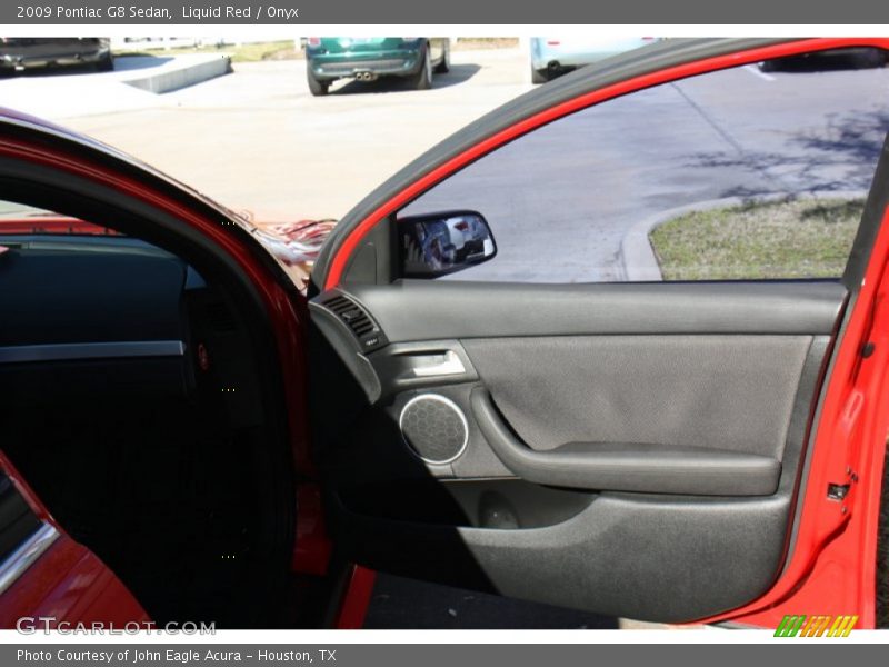 Liquid Red / Onyx 2009 Pontiac G8 Sedan