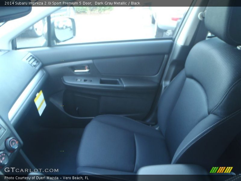 Dark Gray Metallic / Black 2014 Subaru Impreza 2.0i Sport Premium 5 Door