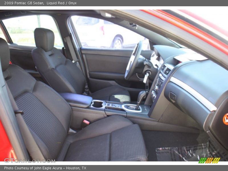 Liquid Red / Onyx 2009 Pontiac G8 Sedan