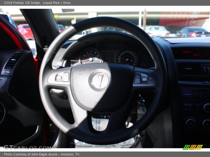 Liquid Red / Onyx 2009 Pontiac G8 Sedan