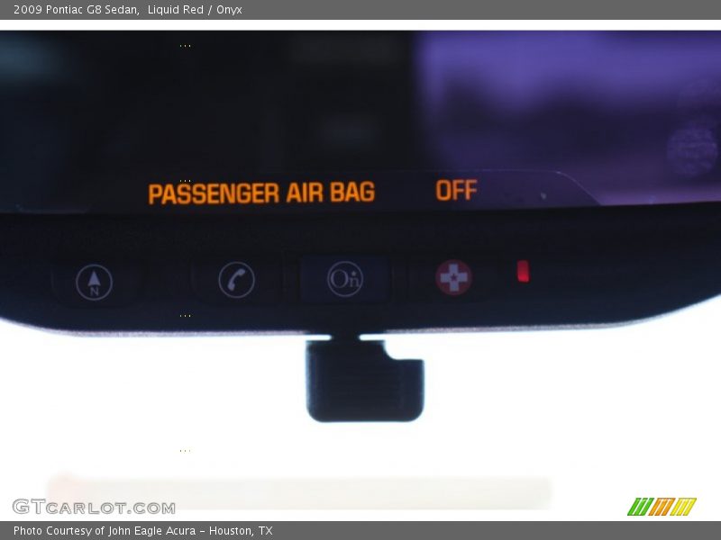 Liquid Red / Onyx 2009 Pontiac G8 Sedan