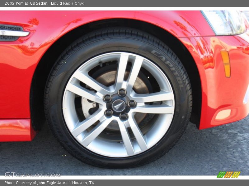 Liquid Red / Onyx 2009 Pontiac G8 Sedan