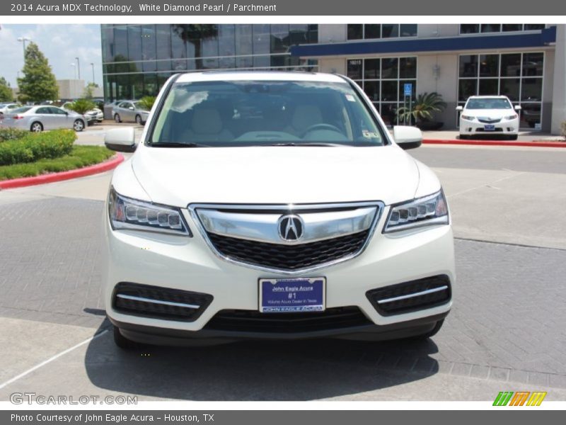 White Diamond Pearl / Parchment 2014 Acura MDX Technology