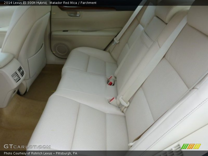 Rear Seat of 2014 ES 300h Hybrid