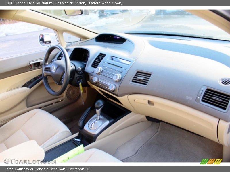 Dashboard of 2008 Civic GX Natural Gas Vehicle Sedan