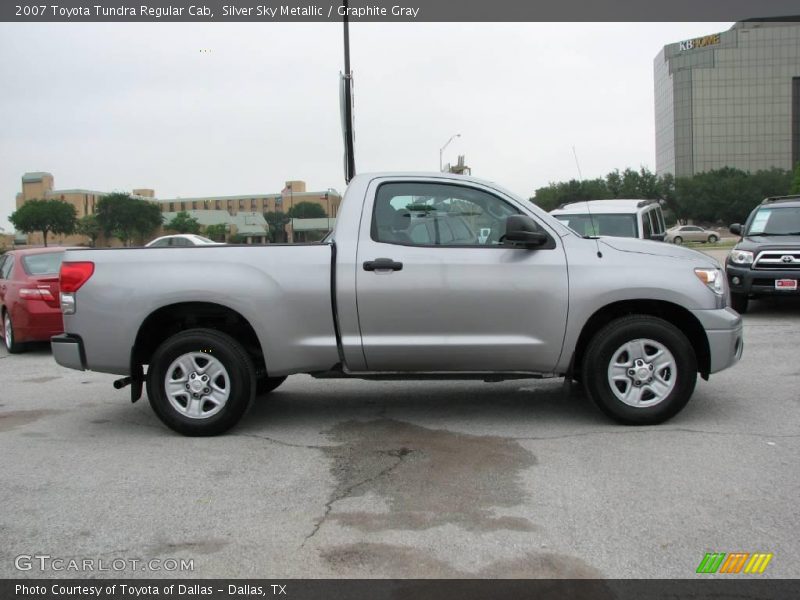 Silver Sky Metallic / Graphite Gray 2007 Toyota Tundra Regular Cab