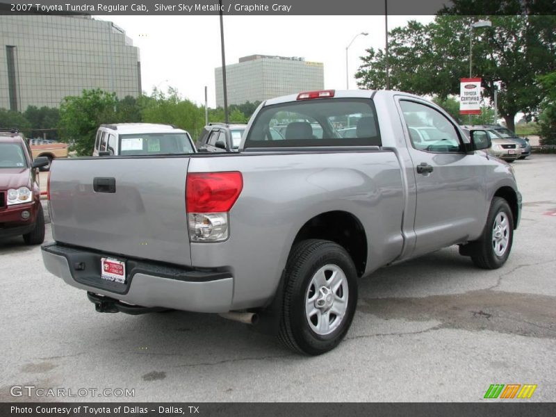 Silver Sky Metallic / Graphite Gray 2007 Toyota Tundra Regular Cab