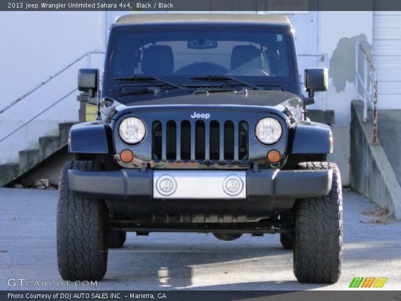 Black / Black 2013 Jeep Wrangler Unlimited Sahara 4x4
