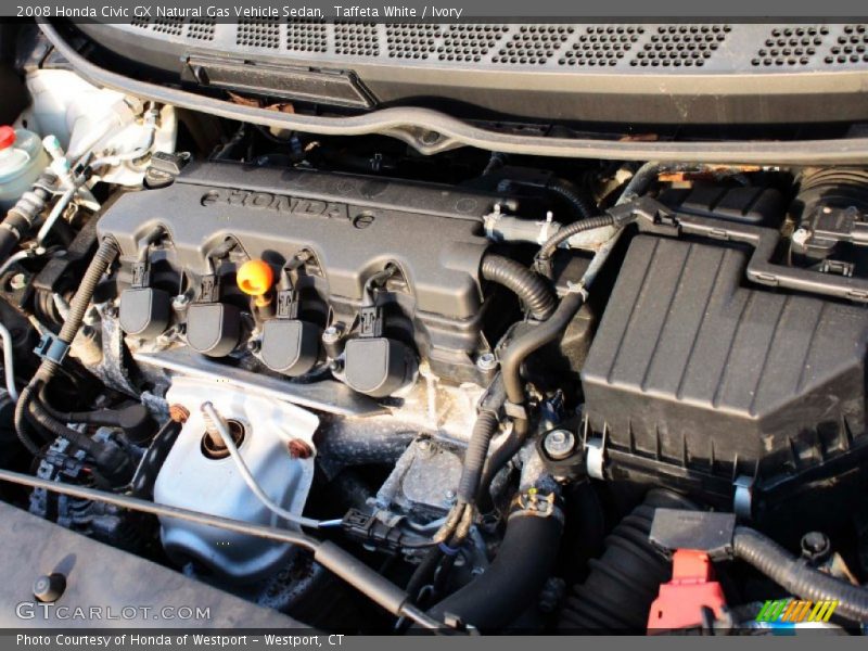  2008 Civic GX Natural Gas Vehicle Sedan Engine - 1.8 Liter CNG SOHC 16-Valve i-VTEC 4 Cylinder Compressed Natural Gas
