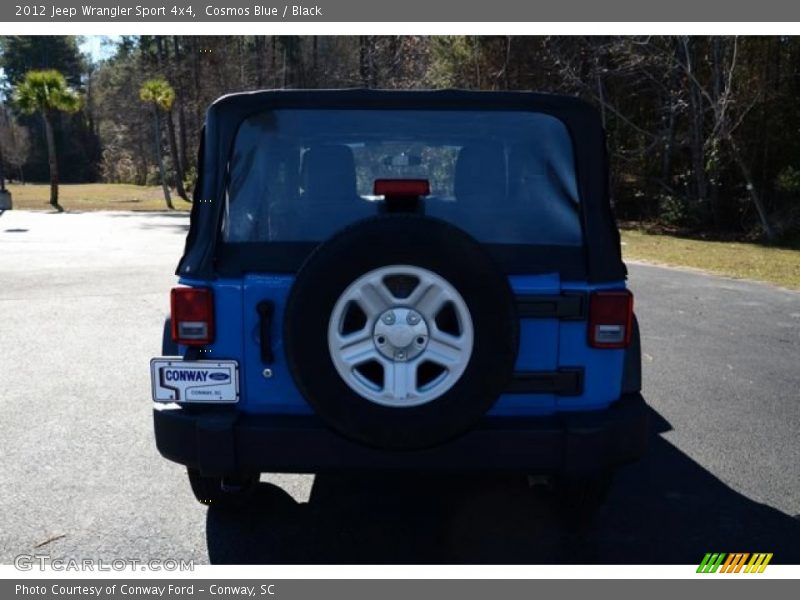 Cosmos Blue / Black 2012 Jeep Wrangler Sport 4x4