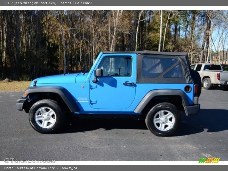 Cosmos Blue / Black 2012 Jeep Wrangler Sport 4x4