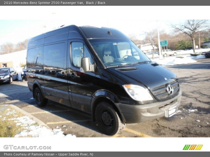 Black / Black 2010 Mercedes-Benz Sprinter 2500 Passenger Van