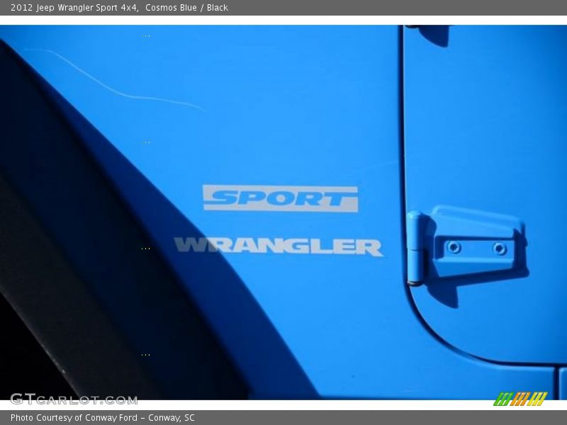 Cosmos Blue / Black 2012 Jeep Wrangler Sport 4x4
