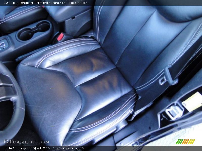 Black / Black 2013 Jeep Wrangler Unlimited Sahara 4x4